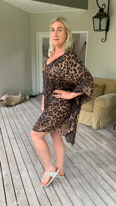 Kaftan (with slip) - Leopard