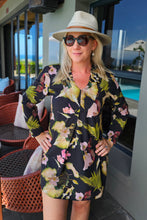 Load image into Gallery viewer, Kaftan - Black Floral